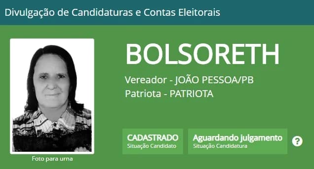 Candidata em JP troca de nome para se aproximar de Bolsonaro