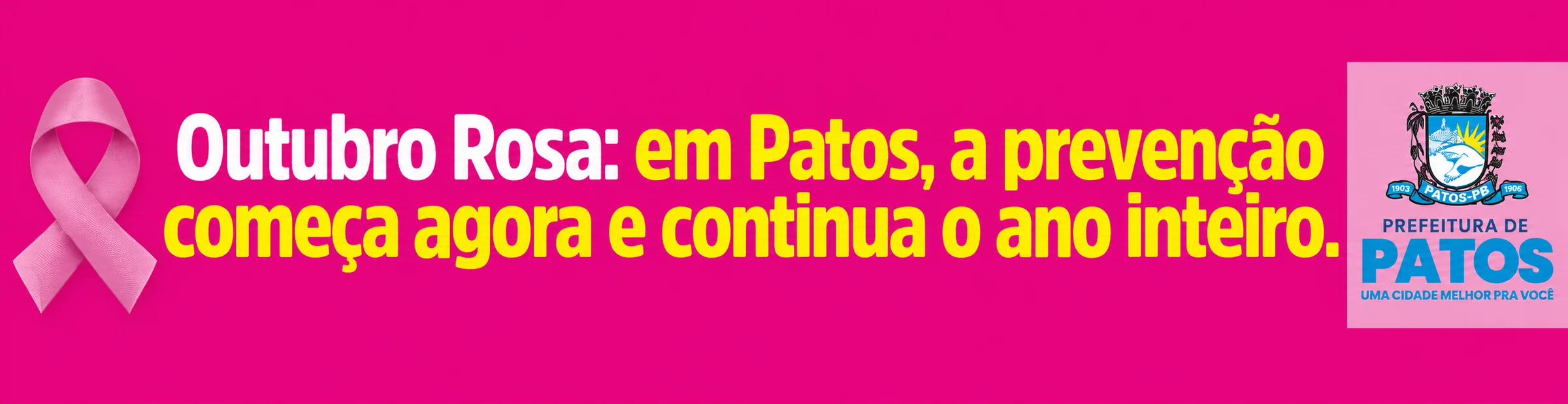 Publicidade: Prefeitura de Patos